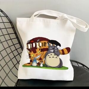 Totoro Canvas Tote